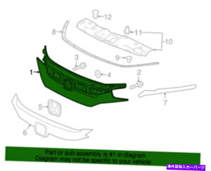 trim panel �V����16-19�t�B�b�g�z���_�V�r�b�N�t�����g���W�G�[�^�[�O�����g�����p�l��71121-TBA-A01 New 16-19 Fits Honda Civic Front Radiator Grille Trim Panel 71121-TBA-A01�y���s�A���i�z