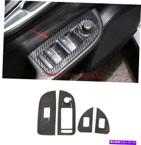 trim panel Alfa Romeo Giulia 2017-2019̖{̃J[{t@Co[EBhEXCb`plJo[g Real Carbon Fiber Window Switch Panel Cover Trim For Alfa Romeo Giulia 2017-2019