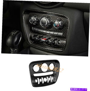 trim panel ~jN[p[Nu}F54̂߂̖{̃J[{t@Co[GARplJo[g Real Carbon Fiber Air Condition Panel Cover Trim For Mini Cooper Clubman F54