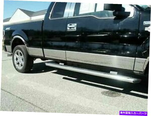 trim panel 2009-2014 Ford F-150 Super Cab 6.5 'bJ[plg10PC 7 "XeX|NF 2009-2014 Ford F-150 Super Cab 6.5' Rocker Panel Trim 10Pc 7" Stainless Steel NF
