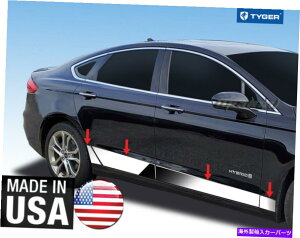 trim panel zC[̊Ԃ̃NbJ[plg4 "7"ChtBbg13-20tH[ht[W8p Chrome Rocker Panel Trim Between Wheels 4" to 7" Wide Fit 13-20 Ford Fusion 8P