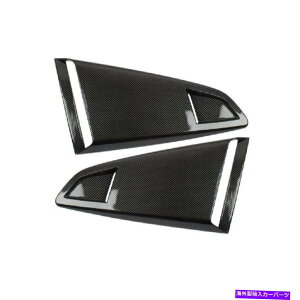 trim panel tH[h}X^O2015+AJ[{t@Co[ATChEBhENH[^[[o[gu For Ford Mustang 2015+ Real Carbon Fiber Rear Side Window Quarter Louver Trim U
