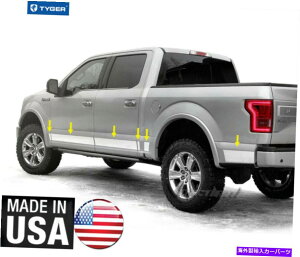 trim panel Tyger Fits 2015-2018 Ford F150�N���[�L���u6.5 '�x�b�h���b�J�[�p�l���g����4 3/4' '12pc TYGER Fits 2015-2018 Ford F150 Crew Cab 6.5' Bed Rocker Panel Trim 4 3/4'' 12PC�y���s�A���i�z