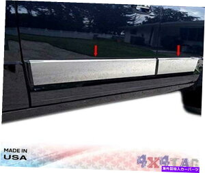trim panel �X�e�����X�X�`�[�����b�J�[�p�l���{�f�B�T�C�h���[���f�B���O�g���������J�[���i�r�Q�[�^�[07-17 Stainless Steel Rocker Panel Body Side Molding Trim Fits Lincoln Navigator 07-17�y���s�A���i�z