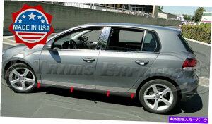 trim panel 2010-2014tHNX[QStMK6 VIbJ[pl{fBTCh[fBOg8PC 3 " 2010-2014 Volkswagen Golf MK6 VI Rocker Panel Body Side Molding Trim 8Pc 3"