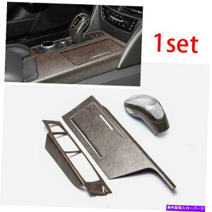 trim panel 2020�N�̃L���f���b�NCT6 ABS�T���_���E�b�h�O���C���R���\�[���M�A�V�t�g�p�l���g����4PCS For 2020 Cadillac CT6 ABS Sandal Wood Grain Console Gear Shift Panel Trim 4pcs�y���s�A���i�z