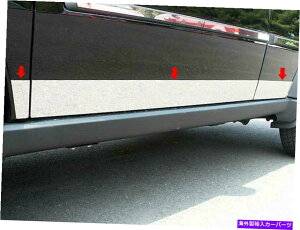 trim panel ステンレススチールロッカーパネルトリム6 PCフィット2007-2011ダッジニトロ Stainless Steel Rocker Panel Trim 6 Pc Fits 2007-2011 Dodge Nitro