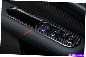 trim panel ~jN[p[Jg[}F60p̎ۂ̃J[{t@Co[EBhEXCb`plJo[g Real Carbon fiber Window Switch Panel Cover Trim For Mini Cooper Countryman F60