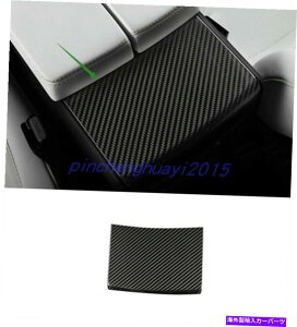 trim panel eXfX 2016-2021̂߂̖{̃J[{t@Co[A[Xg{bNXpl Real Carbon Fiber Inner Armrest Box Decorative Panel For Tesla Model X 2016-2021