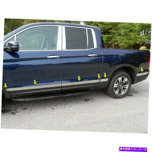 trim panel ꂽbJ[plgAbp[Lbg12pcsiKF2017-2020z_bWCj Polished Rocker Panel Trim Upper Kit 12pcs (fits: 2017-2020 Honda Ridgeline)