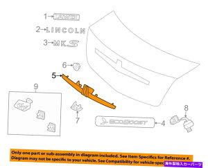 trim panel J[tH[hOEM 10-12 MKSgNbhAvPEBhEgplAA5Z13508BA Lincoln FORD OEM 10-12 MKS Trunk Lid-Applique Window Trim Panel AA5Z13508BA