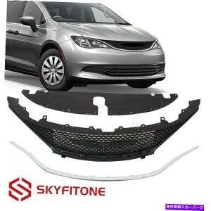 trim panel tBbg2017-2020NCX[pVtBJtgO[fBOgploXZbg3PCS Fit 2017-2020 Chrysler Pacifica Front Grille Molding Trim&Panel Valance Set 3pcs