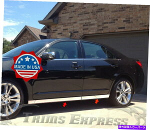 trim panel 2006-2012�����J�[��MKZ�G�N�X�g���[�������[���b�J�[�p�l���g�����X�e�����X�|4PC 3  2006-2012 Lincoln MKZ Extreme Lower Rocker Panel Trim Stainless Steel 4Pc 3�y���s�A���i�z