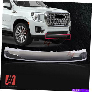 trim panel tgop[EAplgoXN2021-2022 GMC[RXLfi Front Bumper Lower Panel Trim Valance Chrome For 2021-2022 GMC Yukon XL Denali