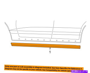 trim panel J[tH[hOEMGNXeA[fBObJ[pl[fBOg3W1Z5410177AAA Lincoln FORD OEM Exterior Moldings-Rocker Panel Molding Trim Left 3W1Z5410177AAA
