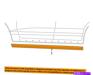 trim panel J[tH[hOEMGNXeA[fBObJ[pl[fBOg3W1Z54101777BAA Lincoln FORD OEM Exterior Moldings-Rocker Panel Molding Trim Left 3W1Z5410177BAA