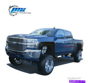 trim panel �|�P�b�g�g�����A���h�{���g�e�N�X�`���t�F���_�[�t���A�t�B�b�g�V���o���[�h1500 14-18 5'8 �̂� Pocket Trim and Bolt Textured Fender Flares Fits Silverado 1500 14-18 5'8 Only�y���s�A���i�z