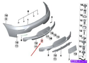 trim panel VBMW Z4[hX^[E89Aop[MgplCT[g51128038094 OEM NEW BMW Z4 ROADSTER E89 REAR BUMPER M TRIM PANEL INSERT 51128038094 OEM