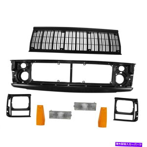 trim panel Owb_[plwbhCggR[i[Cg}[J[CgLbgZbgW[vp Grille Header Panel Headlight Trim Corner Lights Marker Lights Kit Set for Jeep