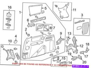 trim panel �g���^6258008040E0�̖{����OEM�{�f�BD�s���[�g�����p�l�� Genuine OEM Body D-Pillar Trim Panel for Toyota 6258008040E0�y���s�A���i�z