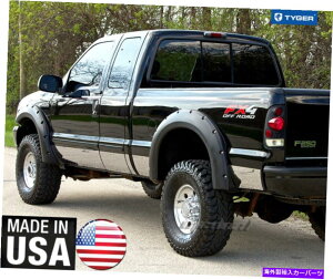 trim panel ^CK[99-10X[p[f[eBg^NV[V[gxbhbJ[plg8.75 "12pcɓK܂ TYGER Fits 99-10 Super Duty Extended Cab Short Bed Rocker Panel Trim 8.75" 12PC