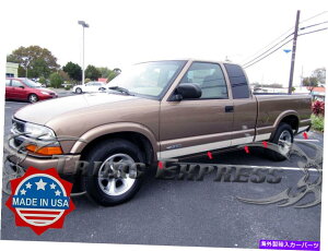 trim panel 1994-2003 Chevy S-10 2DR�g���L���u���b�J�[�p�l���g�����T�C�h���[���f�B���O10pc 5 1/4  1994-2003 Chevy S-10 2Dr Extended Cab Rocker Panel Trim Side Molding 10Pc 5 1/4�y���s�A���i�z