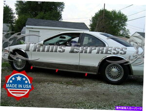 trim panel 1993-1998�����J�[���}�[�NVIII���b�J�[�p�l�����[���f�B���O�g�����h�A�J�o�[BW 7 3/4 6PC 1993-1998 Lincoln Mark VIII Rocker Panel Molding Trim Door Cover BW 7 3/4 6Pc�y���s�A���i�z