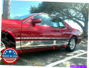 trim panel 1992-2002�L���f���b�N�G���h���h���b�J�[�p�l���g�����X�e�����X���[���f�B���OBW 8.5 6pc 1992-2002 Cadillac Eldorado Rocker Panel Trim Stainless Molding BW 8.5 6Pc�y���s�A���i�z