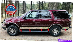 trim panel 1997-2002 FORD Expedition No Flare Rocker Panel Trim Body Side 5 1/2 "10pc fl 1997-2002 Ford Expedition No Flare Rocker Panel Trim Body Side 5 1/2" 10Pc FL