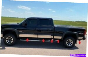 trim panel 2003-2006�V���o�[�h�N���[�L���u�V���[�g�x�b�h���b�J�[�p�l���g����8 7/8 12pc w/o�t���A 2003-2006 Silverado Crew Cab Short Bed Rocker Panel Trim 8 7/8 12Pc w/o Flare�y���s�A���i�z