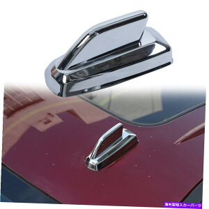 N[Jo[ 2014-18V{[Vo[h/GMCVG̃NAgbvAeiJo[g Chrome Rear Top Antenna Decor Cover Trim For 2014-18 Chevy Silverado/GMC Sierra