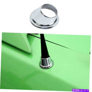N[Jo[ Ford Mustang 2010-14 Chrome̎Ԃ̃GNXeAAeix[XfR[VJo[g Car Exterior Antenna Base Decoration Cover Trim for Ford Mustang 2010-14 Chrome
