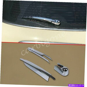 N[Jo[ ~jN[p[2015-2021ANZT[̃NAtgKXCp[Jo[g Chrome Rear Windshield Wiper Cover Trims For Mini Cooper 2015-2021 Accessories