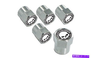 N[Jo[ Harley-Davidson Chrome Valve CaṕAWilly G SkullƃJo[Ă܂ Harley-Davidson Chrome Valve Cap Covers With Willy G Skull