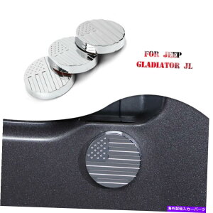 N[Jo[ NhAL[WbN\PbgJo[W[vO[TJ JL JKOfBG[^[JT̃g Chrome Door Key Jack Socket Cover Trim For Jeep Wrangler TJ JL JK & Gladiator JT