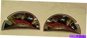 N[Jo[ n[t[NwbhCg5-3/4 "N[bgbhA@̃[hXbhAzbgbhJo[Ă܂ Half Moon Chrome Headlight Covers 5-3/4" Cool Rat Rod,Bomber Lead S