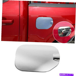 N[Jo[ Ford F150 2021+ANZT[Chromep̔RtB[hAK\^NLbvJo[x[ Fuel Filler Door Gas Tank Cap Cover Bezel for Ford F150 2021+Accessories Chrome