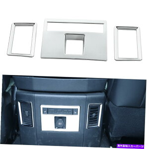 N[Jo[ 3PCSAGARAEgbgxgJo[_bWRAM 2010-2017 Chromẽg 3PCS Rear Air Conditioner Outlet Vent Cover Trim for Dodge RAM 2010-2017 Chrome