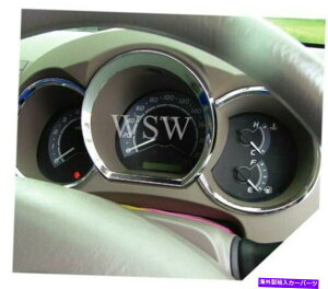 N[Jo[ g^nCbNXr[SSR5 MK6 2005-2010̃N_bVQ[WJo[g Chrome Dash Gauge Cover Trim for Toyota Hilux Vigo Sr5 Mk6 2005 - 2010