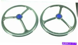N[Jo[ 7 "[JXX^C̃wbhCghbgZ^[iyAjƃJo[ -  7" Lucas Style Headlight Covers with Blue Dot Center (pair) - FREE SHIPPING