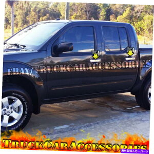 N[Jo[ YteBA2005-12 13 14 15 16 17 Chrome 4 drnhJo[W/oX}[gK For NISSAN Frontier 2005-12 13 14 15 16 17 Chrome 4 Dr Handle Cover w/o Smart K