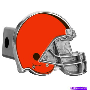 N[Jo[ N[uhuE^wbgNFLqb`Jo[J[/gbN/SUVg[[2 " CLEVELAND BROWN Metal Helmet NFL TOW HITCH COVER car/truck/suv trailer 2"