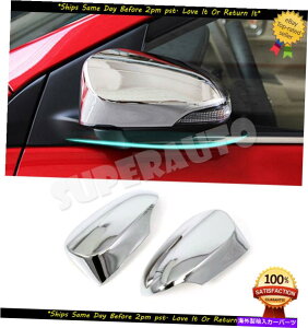N[Jo[ 2016-2020g^C-HR 2PCSNTChhA~[Jo[gtVOitg Fits 2016-2020 Toyota C-HR 2pcs Chrome Side Door Mirror Cover Trim With Signal
