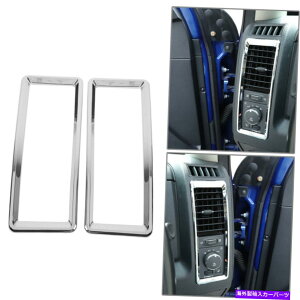 N[Jo[ ABSCeAGARxg_bWRAM̃gJo[2010-2017 ChromeA ABS Interior Air Conditioning Vents Trim Cover for Dodge RAM 2010-2017 Chrome a