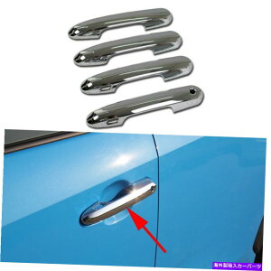 N[Jo[ g^RAV4̃NhATChnhJo[g2019-2022ANZT[4PCS Chrome Door Side Handle Cover Trim For Toyota RAV4 2019-2022 Accessories 4pcs