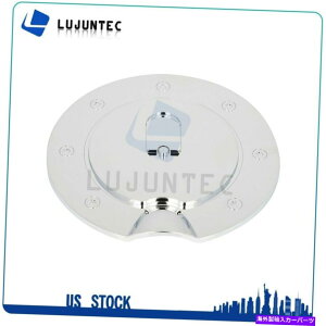 クロームカバー 2007-2013シボレーとGMCトリプルクロムガスドアカバー燃料キャップ For 2007-2013 Chevy and GMC Triple Chrome Gas Door Cover Fuel Cap