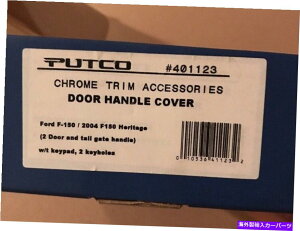 �N���[���J�o�[ Putco 401123 Chrome�n���h���J�o�[-2�h�A�ƃe�[���Q�[�g�n���h��-2004 Ford F -150 Putco 401123 Chrome Handle Covers - 2 Doors & Tailgate Handle - 2004 Ford F-150