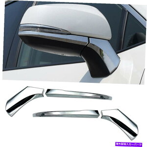 �N���[���J�o�[ 4PC�N�����h�A���A�~���[�X�g���b�v�J�o�[�A�Z�� 4Pc Chrome Door Rear Mirror Strip Cover Assy Fit For Toyota Sienna 2021-2022 New�y���s�A���i�z