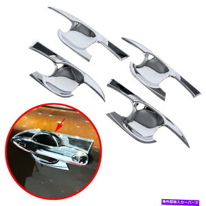 N[Jo[ g^J2018-2021NhAnh{EJbvJo[gANZT[ For Toyota Camry 2018-2021 Chrome Door Handle Bowl Cup Cover Trim Accessories