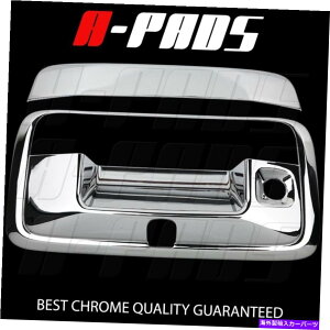 N[Jo[ GMCLjIfbNX2020 2021L[Jz[tNe[Q[gJo[ For GMC Canyon Deluxe 2020 2021 Chrome Tailgate Cover w/Key Camera Hole